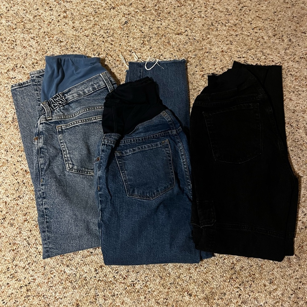 Maternity Jeans - Price is for all 3!